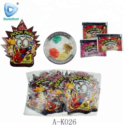 China Low moq rock normal magic fruit roll jumping candy for sale