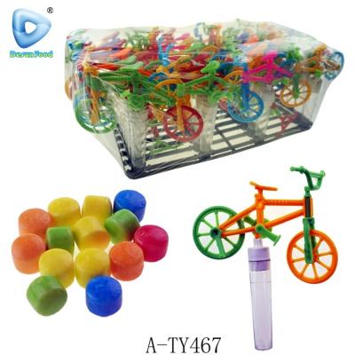 China Normal Hot Selling Cheap Plastics Bicycle Toy With Candy Candy for sale