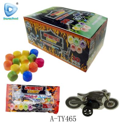 China Capsule Toys 3D Puzzle Motorcycle Toys With Candy for sale