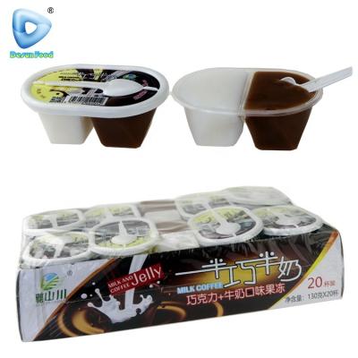 China China Wholesale Natural Big Cup Milk Chocolate Flavor Jelly Candy for sale