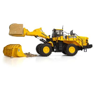 China 1:50 Safety Uh-8153 Komatsu Wa600-8 Stone Handler Model Excavator Metal Model Toy for sale