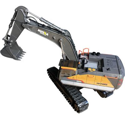 China RC Model HUINA 592 1/14SC 22CH Tracked RC Excavator Model 2.4G Remote Control Lightweight Sound Toys For Boys Gift for sale