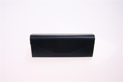 China Black / White Custom Collapsible Glasses Case , Foldable Eyeglass Case DS-017 for sale