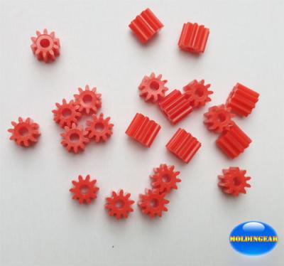 China Wholesale of M0.5 standard plastic pinion gear for DC motor, small standard plastic motor gear for sale