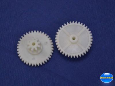 China Customized manufacture of plastic double-spur gear for DC motor for sale