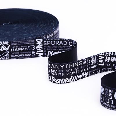 China Hot Selling Woven Underwear Strap Custom Printed Band Viable for sale