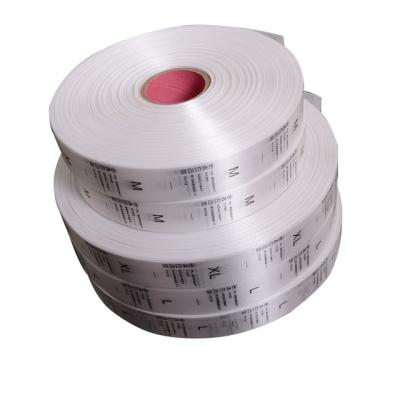 China 100% Sustainable Satin Ribbon Fabric Fabric Material Wash Care Labels /Printed Care Label for sale