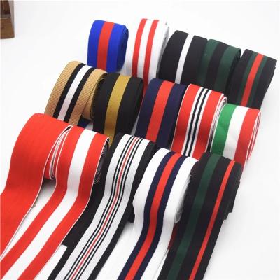 China Elastic Free Sample Customized Jacquard Woven Flat Elastic Band For Underwear for sale