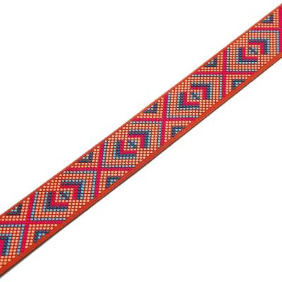 China Elastic Fashion Custom Silicone Printed Soft Polyester Woven Knitted Elastic Band for sale