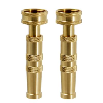 China 2022 Brass Adjustable Handheld Water Sprayer Nozzle Handheld Sprayer High Pressure Watering Hose Nozzle Joint Car Twist Washing Duty Cleaning Sprayer for sale