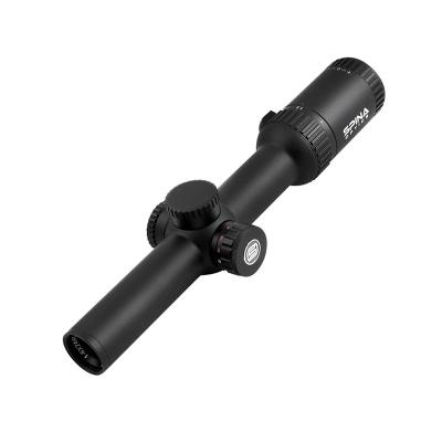 China High Quality 1-6x24 Army Tactical Military Gun Riflescope with One IR Shotgun Scope for .223 .308 5.56 for sale