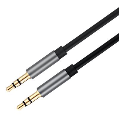 China Hot selling car audio 24k goldplated aux audio cable. Cable Car Computer Audio Mobile Phone OFC Driver 3.5MM Plug Available Enamels for sale