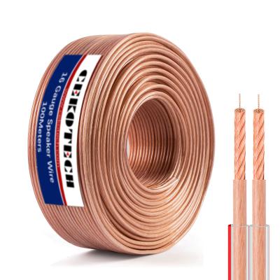 China Car 12AWG 800 Strands Bare Copper Package Bare Copper High-End Car Audio Roll Cable OFC Speaker Home Theater Speaker Wire for sale