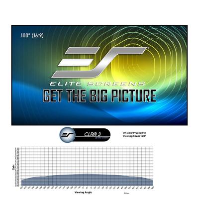 China New Design Fixed Frame Projection Screen 100inch Fixed Frame Screen Ultra-Short-Throw Projectors for sale