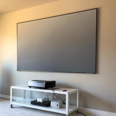 China Fixed View Elite Screens 16:9 Ceiling Rejecting Edge Fixed View 120 Inch ALR ust Free Projection Screen for sale