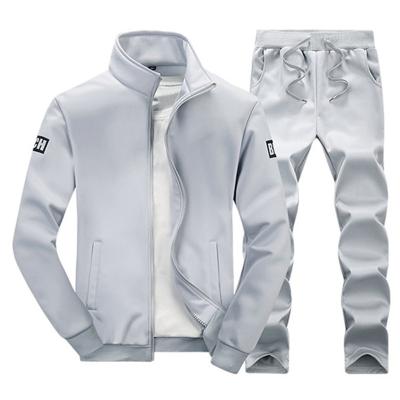 China 2021 Hot Sell Track Suits Jogging Polyester Sweatsuit Mens Breathable White Plain Tracksuits Sets For Mens Womens Wholesale for sale