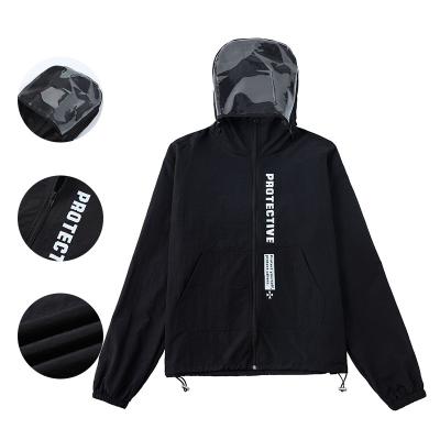 China New Design Travel Anorak Size Breathable Dustproof Anti-fall Rain Jacket Civilian Protective Face Mask Windproof Outdoor Plus Clothing for sale