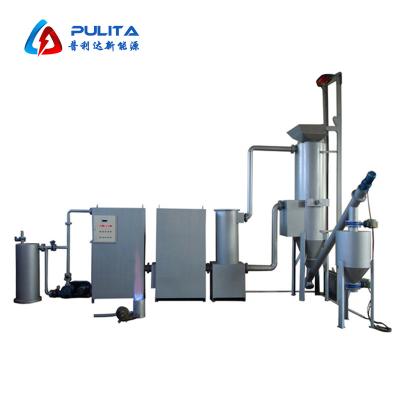 China Hotels Chips Biomass Gasification Downdraft Straw Briquettes Coconut Shell Process Gas Generator for Power Plant for sale