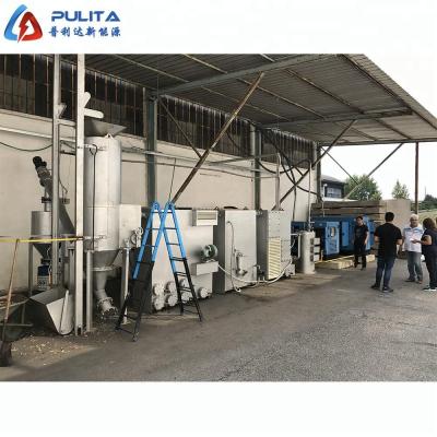 China Plant Wood Pellet Cultivation Stalk 20kw 50kw 100kw Small Cheap Rice Husk Sawdust Biomass Gas Generator System for sale