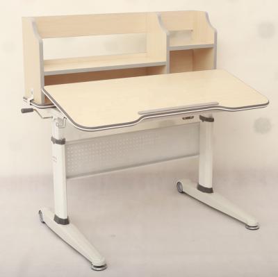 China Eco - Friendly Height Adjustable Study Table Designs For Home Kids Furniture for sale