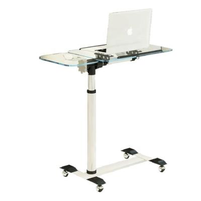 China Height Adjustable (Height) Adjustable Laptop Table Mobile Computer Desk For Bed With Wheels for sale