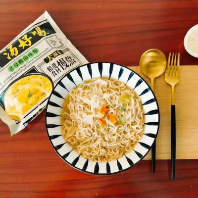 China Good 111g 30bags Chinese noodles wholesale pork bone chicken noodle soup in baixiang natural soup for sale