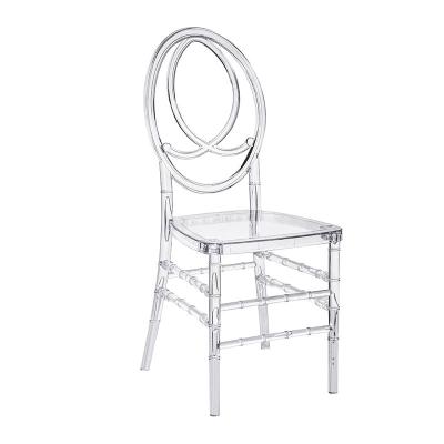 China Knock Down Package Hotel Chiavari Chair Wholesale Transparent Modern Wedding Round Back Chiavari Chairs for sale