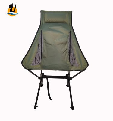 China Portable Ready to Ship Folding Chair High Quality Outdoor Camping High Back Beach Chair Fishing Portable Folding Chair for sale