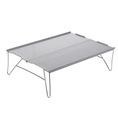 China Modern Hot Selling Aluminum Stainless Steel Camping Table Simple Folding Table For Picnic for sale