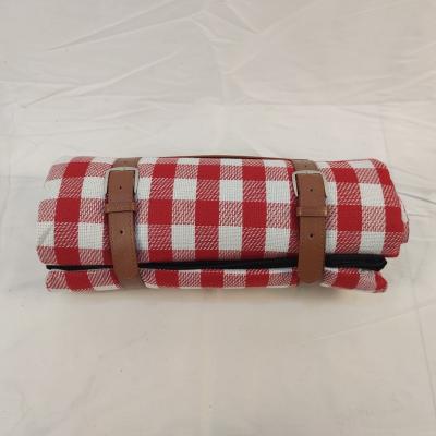 China 2022 New Printed Feeling Plaid Camping Mats Outdoor Foldable Lightweight Picnic Sleep Mat Comfortable for sale