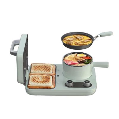 China Outdoor 3 in 1 Breakfast Maker Set Multifunctional Machine with Toaster Pan for sale