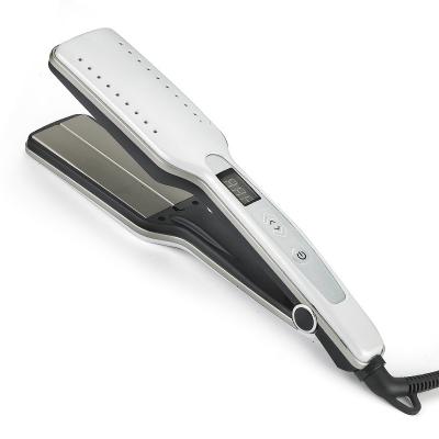 China Nondisposable Hair Wet Condition Support Digital Display Wide Adjustable Temperature Hair Straightener for sale