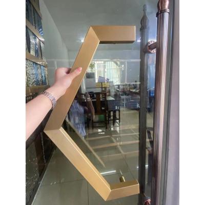 China Modern Factory wholesale glass door stainless steel hotel KTV door sliding door handle for sale