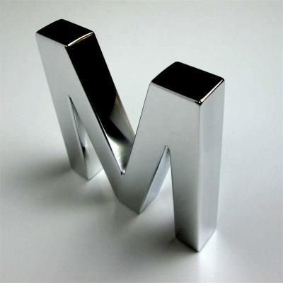 China New Wave Custom design stainless steel 3D store metal letters custom metal decoration for sale