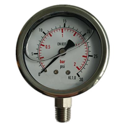 China Brass Bourdon Tube Pressure Gauge 2.5