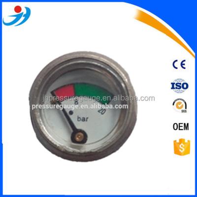 China 23mm mini fire extinguisher pressure gauge Y25-MHQ2319 for sale