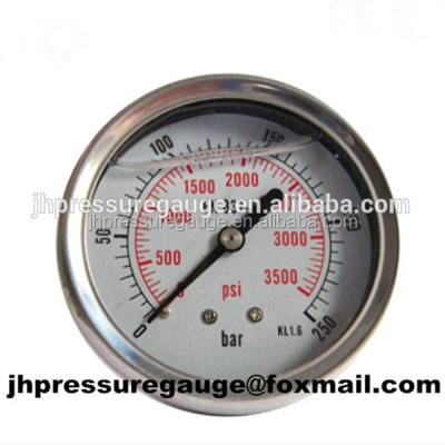 China Brass Bourdon Tube Pressure Gauge Welding Oxygen Pressure Gauge, Pressure Regulator Gauge 0-250bar/0-3500psi for sale