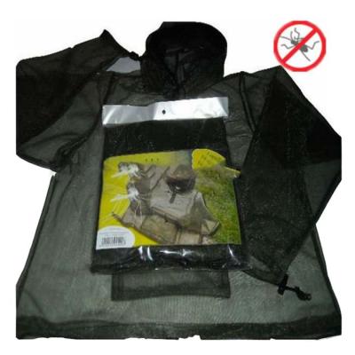 China High quality insecticide treated polyester fabrication jacket/mosquito jacket and suit for sale