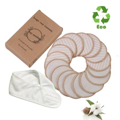 China Ananbaby Printed Reusable Washable Make Up Shrink Pads Eco Friendly Make Up Pads for sale