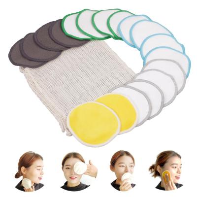 China Ananbaby Microfiber Printed Bamboo Makeup Remover Pads for sale