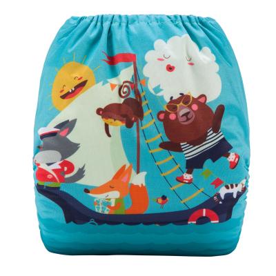 China AnAnBaby Printed With Leakage Protection Cloth Diapers Reusable Baby Cloth Diapers for sale