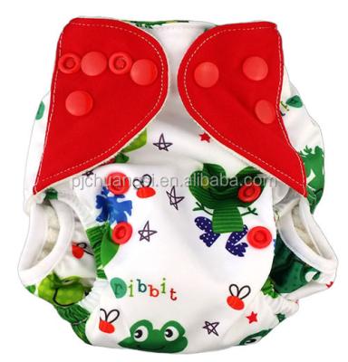 China AnAnBaby Double Gussets World Interesting Cloth Printed Diaper With Inerts for sale