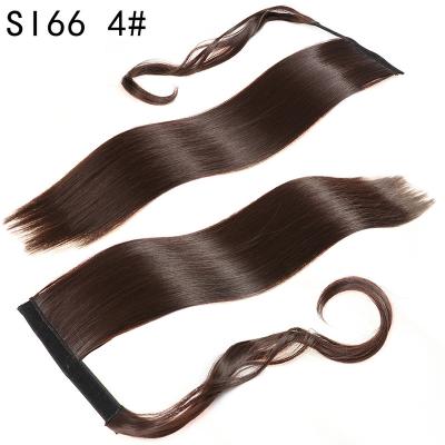 China X-Ring Hair Cheap Cut In Ponytail Extensions Wrap Around Straight Hair Synthetic Ponytail Hair Ponytail for sale