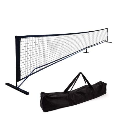 China Latest Design 22ft Steel Pickleball Nets Customized Pickleball Net With Carry Bag Wholesale PKN01A for sale