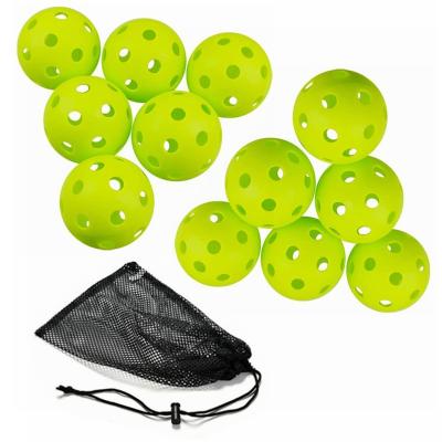 China Customized High Quality Popular Pickleball Balls USAPA Logo Luxury 40 Hole Pickleball Outdoor Ball for sale