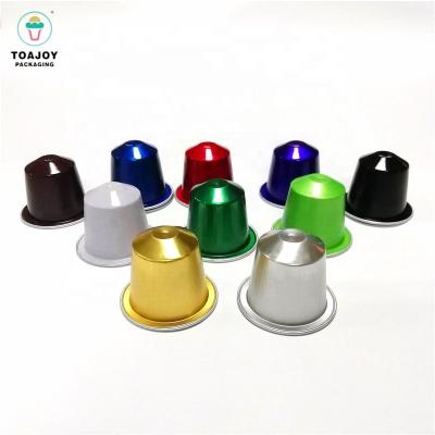 China Eco-friendly Professional Reusable Refillable Compatible Food Grade Coffee Capsule For Nespresso Coffee Maker for sale