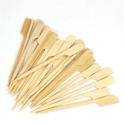 China 12cm 15cm Bead Pick Kebab Kebab Teppo Paddle Customized Disposable Easily Cleaned Bamboo 18cm Sticks Decorative Skewer for sale