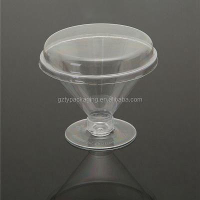 China Wholesale High Quality Disposable Tumblers Clear Plastic Cup For Dessert for sale