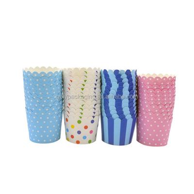 China Disposable Cupcake Cupcake Cases Dessert Liners Paper Roll Cake Baking Party for sale