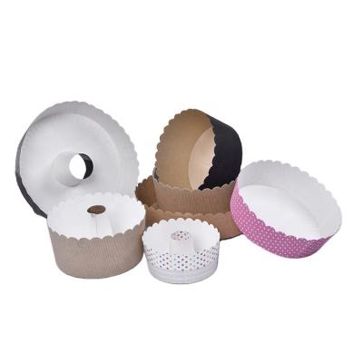 China Disposable Factory Round Loose Paper Core Mold Roll Baking Disposable Cake Pan for sale